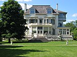 Exterior back/east facade of the Spadina House