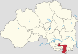 Location of Dongxiaokou Area within Changping District