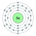 硒的电子層（2, 8, 18, 6）