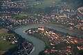 La Salzach a Laufen (Germania)