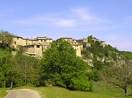 A general view of the village of Oppedette