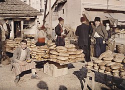 Scena di mercato (Sarajevo, Bosnia Erzegovina, 1912)