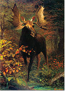 En el bosque, de Albert Bierstadt (ca. 1880).