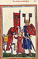 Codex Manesse indeholder et portræt af Wolfram von Eschenbach