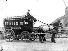 Store delivery, USA 1900s