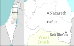 Malkishua is located in Jezreel Valley region of Israel