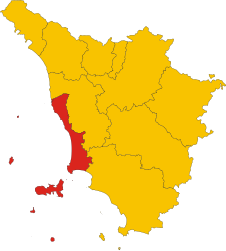 Provincia di Livorno – Mappa