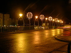 Pont sur la Sambre, Noël 2006.