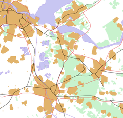 Bilthoven is located in Northeastern Randstad