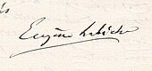 signature d'Eugène Labiche