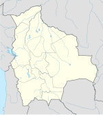 La Paz (olika betydelser) på en karta över Bolivia