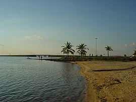 Praia em Porto Nacional.