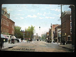 Downtown Cortland, NY – 1906