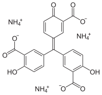 Skeletal formula of aluminon