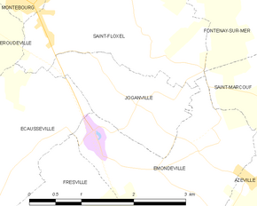 Poziția localității Joganville