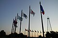 Meeting Place Monument/Flag Plaza at Oklahoma Capitol