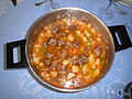 Estufado-gulash de porco celta