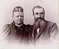 Q1989541 Hendrik Johan George Modderman rechts, circa 1880 geboren op 15 augustus 1841 overleden op 14 december 1897