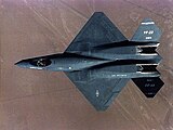 Northrop YF-23, вид зверху