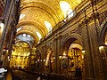 Interior da igreja da Companhia com a abóboda de canhão introduzida pelo arquiteto Marcos Guerra.