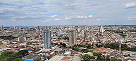 Panorama da área central de Franca