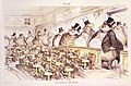 Image 11Reformers like the American Joseph Keppler depicted the Senate as controlled by the giant moneybags, who represented the nation's financial trusts and monopolies. (from Political corruption)