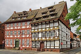 Half timbered houses from the Rokoko and Renaissance era