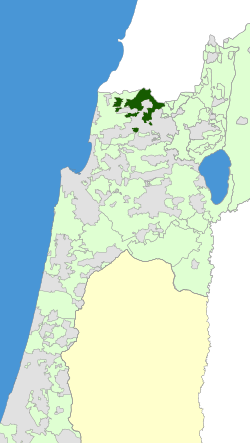 Location of Ma'ale Yosef