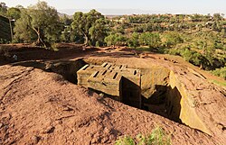 Church of Saint George of Lalibela also found in this zone