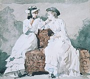 Two Ladies, 1880 (17,6 × 20,2 cm)