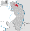 Lage der Gemeinde Weißkeißel im Landkreis Görlitz