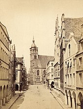 L'église Saint-Lambert avec l'ancien clocher.