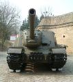 Mantelete de um ISU-122 soviético, notar tamanha espessura.