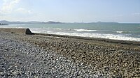 Laois beaches along coastal shores of Lingayen Gulf