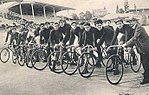 Velodromen på Parc des Princes, runt år 1900.