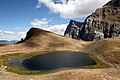 Il lago d'alta quota Drakolimni, sul monte Gamila nel Pindo.