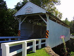 Carmichaels Covered Bridge (1889) National Register of Historic Places