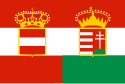 Bandera de Impero de Osteraic e Magiar Österreichisch-Ungarische Monarchie Osztrák-Magyar Monarchia