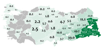 Kurdish-speaking population