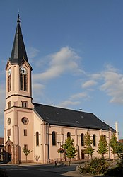 The church in Houssen