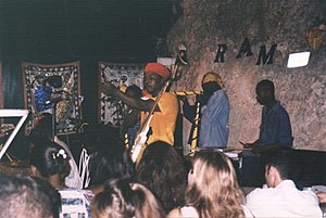 Live performance at the Hotel Oloffson, June, 1998.