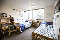 Standard dorm room in the Escalante Complex