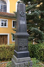 Memorial to the soldiers commanded by Siegmund (Simon) von Langen in the Hochkirch cemetery