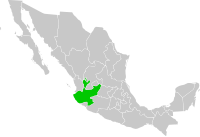 Letak Jalisco di Mexico