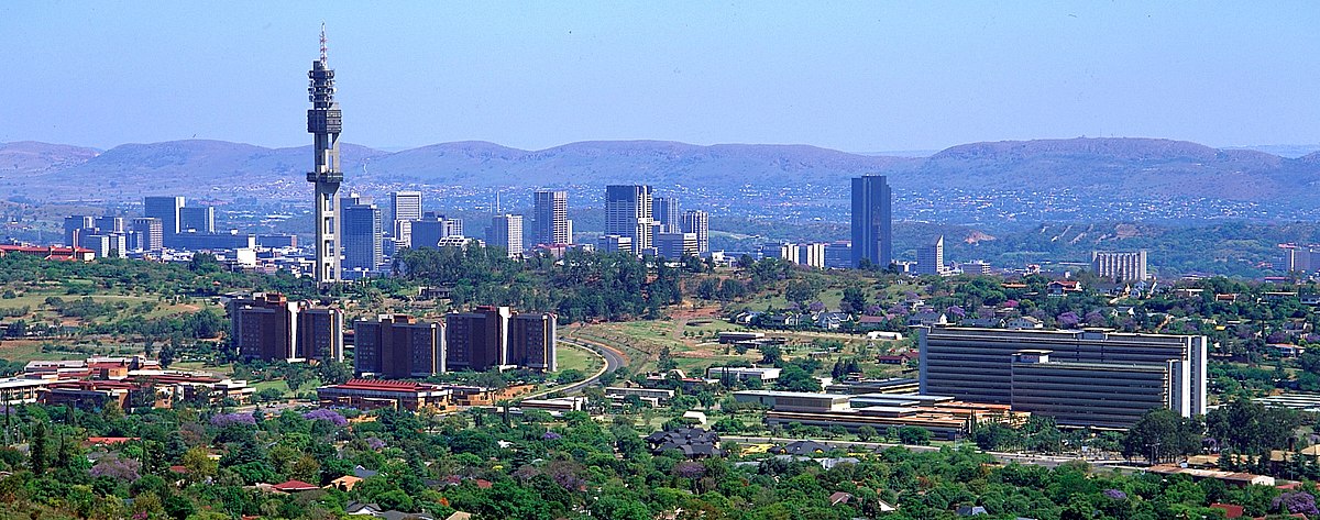 Panoramatická fotografia mesta Pretória