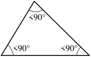 Acute triangle