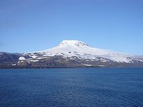 Le Beerenberg vu depuis le sud.