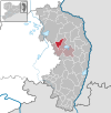 Lage der Gemeinde Mücka im Landkreis Görlitz