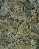 Acanthus tapeto je oblikoval William Morris, 1875