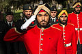 Cdt. Sarabjot Anand, OCdt. Sarbjeet Nijher and OCdt. Saajandeep Sarai represent Royal Military College of Canada at Sikh Remembrance Day 2013